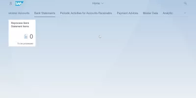 List of SAP S4 HANA FIORI apps : Bank Statements SAP S4 HANA FIORI apps