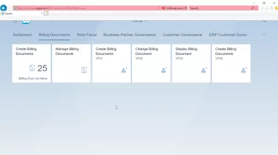 List of Aplikace SAP S4 HANA FIORI : Fakturační dokumenty Aplikace SAP S4 HANA FIORI