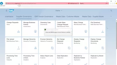 List of App SAP S4 HANA FIORI : Governance dei fornitori App SAP S4 HANA FIORI