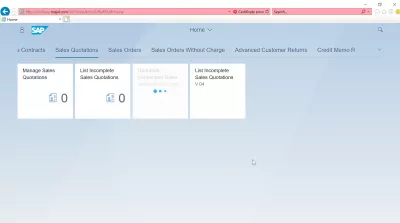 List of SAP S4 HANA FIORI aplikacije : Prodajne ponude SAP S4 HANA FIORI aplikacije