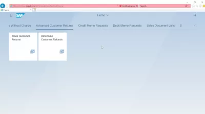 List of App SAP S4 HANA FIORI : Il cliente avanzato restituisce le app SAP S4 HANA FIORI