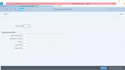 Kā lietot SAP S4 HANA FIORI saskarni? : Izveidojiet pārdošanas dokumentu saskarnes piemēru