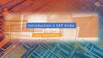 Meet Yoann Bierling: SAP, SCM, Procurement Instructor : Enroll in the Introduction to SAP Ariba (French), 1 hour online course: $69 - 10% off with code YOANN
