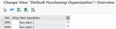 SAP Assignment of purchasing organization to company code and plant : Finding the plant to which a purchasing org should be assigned