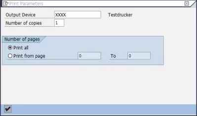 Comment exporter un rapport SAP vers Excel en 3 étapes faciles? : Test imprimante trouvé