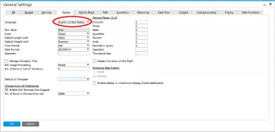 SAP Change Language Of The SAP Interface After Login : SAP business one change language