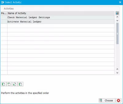 Mensagem SAP C + 302 Ledger de materiais não ativo no centro : Ativar opção de ledger de materiais