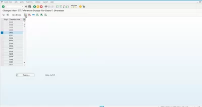 * SAP* FICO: Hur löser man fel F5155 Inget beloppstillstånd? : Skapa en ny toleransgrupp för användare