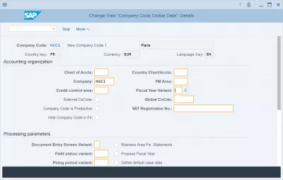 SAP How to solve error The company code does not exist or has not been fully maintained : S4 HANA: Company code details