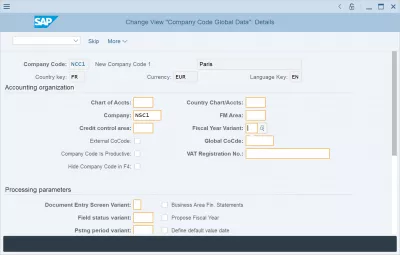 SAPエラーの解決方法会社コードが存在しないか、または完全に更新されていません。 : S4 HANA：会社コードの詳細