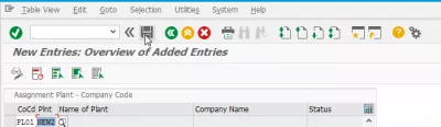 SAP How to solve error Tables TCURM and T001W inconsistent : Saves combination of plant and company code 