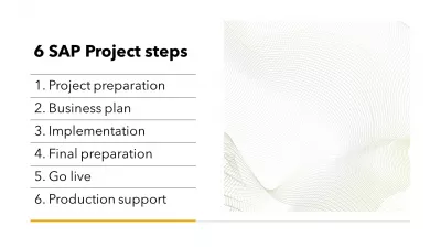 सफल SAP परियोजना प्रबंधन: 6 कदम : एक सफल SAP कार्यान्वयन के 6 परियोजना कदम