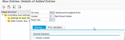 SAP பதிப்பு 0 நிதி ஆண்டில் வரையறுக்கப்படவில்லை : புதிய ஆண்டுக்கான நிதி ஆண்டு 2017 நுழைவு