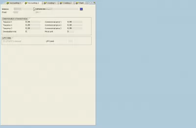 * SAP* 재료 마스터 Accounting 2: Optimizing Sales and Distribution Management : * SAP* 재료 마스터 screen Accounting 2 in SAP GUI 640