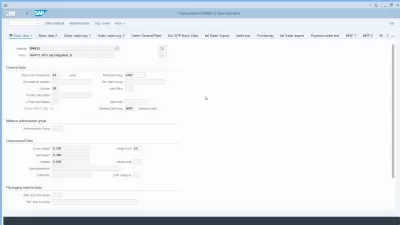 SAP Material Master Basic Data 1: Simplifying Material Management with General Data