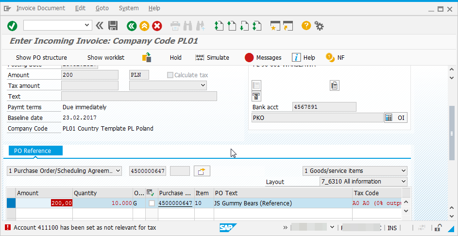 رسالة الخطأ M8889 تم تعيين الحساب على أنه غير مناسب للضريبة