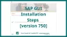 Koraki Za Namestitev SAP GUI [Različica 750]